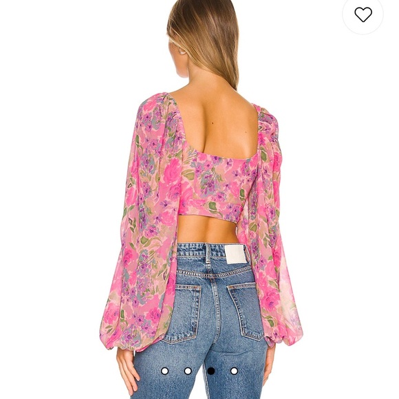 For Love and Lemons Trisha Crop Top - Picture 3 of 3